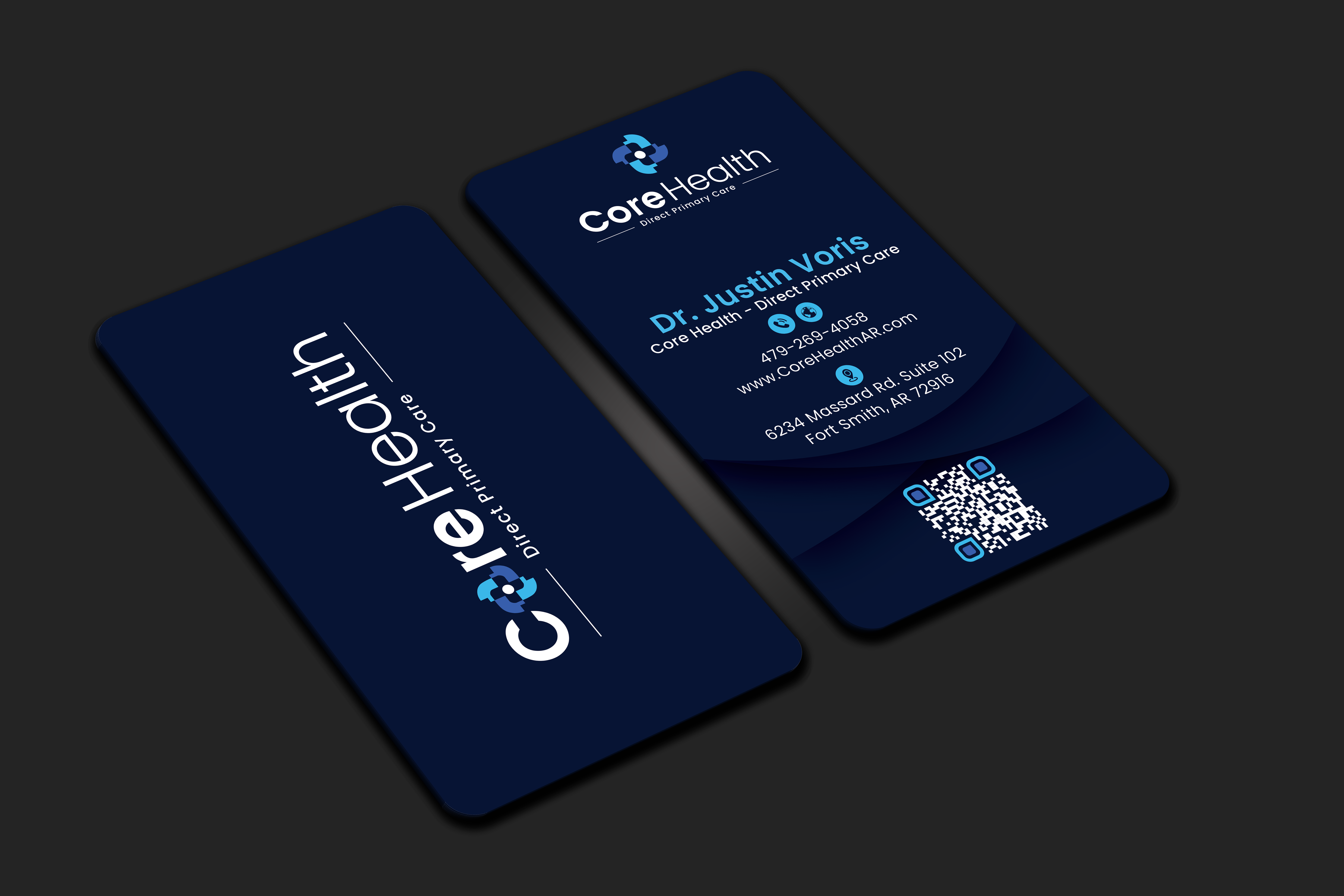 Design de Carte de Visite par DesignerShahadat pour Core Health, PLLC | Design #36188513