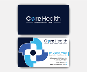 Design de Carte de Visite par DesignerShahadat pour Core Health, PLLC | Design : #36188543