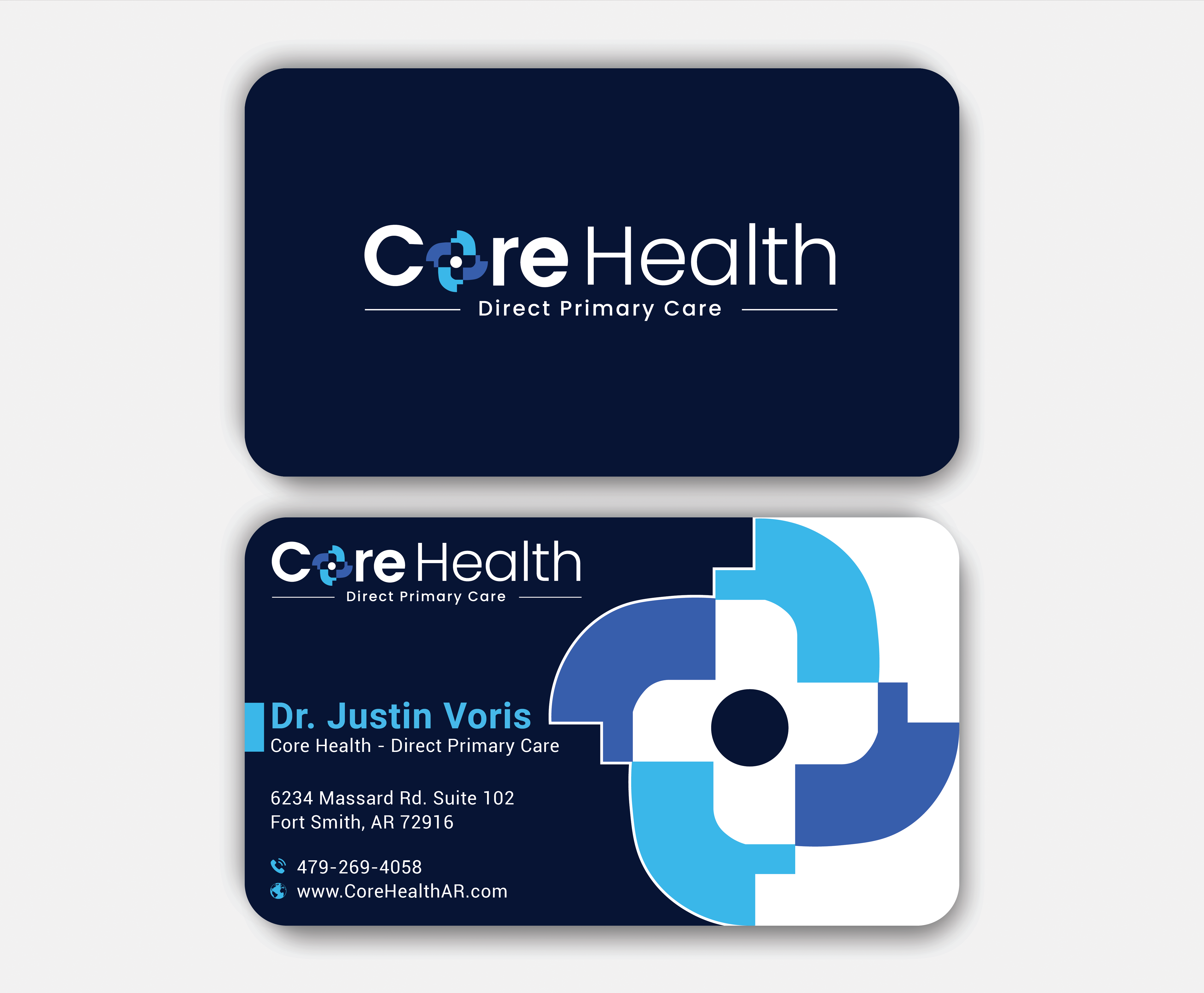 Design de Carte de Visite par DesignerShahadat pour Core Health, PLLC | Design #36188653