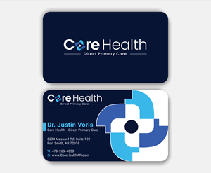Design de Carte de Visite par DesignerShahadat pour Core Health, PLLC | Design : #36188653