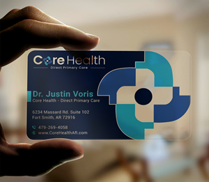 Design de Carte de Visite par DesignerShahadat pour Core Health, PLLC | Design : #36188654