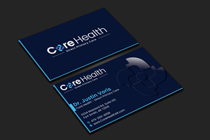 Design de Carte de Visite par DesignerShahadat pour Core Health, PLLC | Design : #36188777