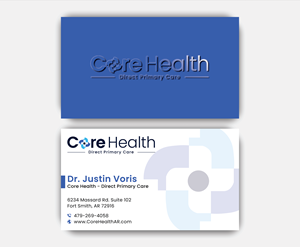 Design de Carte de Visite par DesignerShahadat pour Core Health, PLLC | Design : #36188778