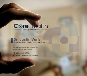 Design de Carte de Visite par DesignerShahadat pour Core Health, PLLC | Design : #36188780