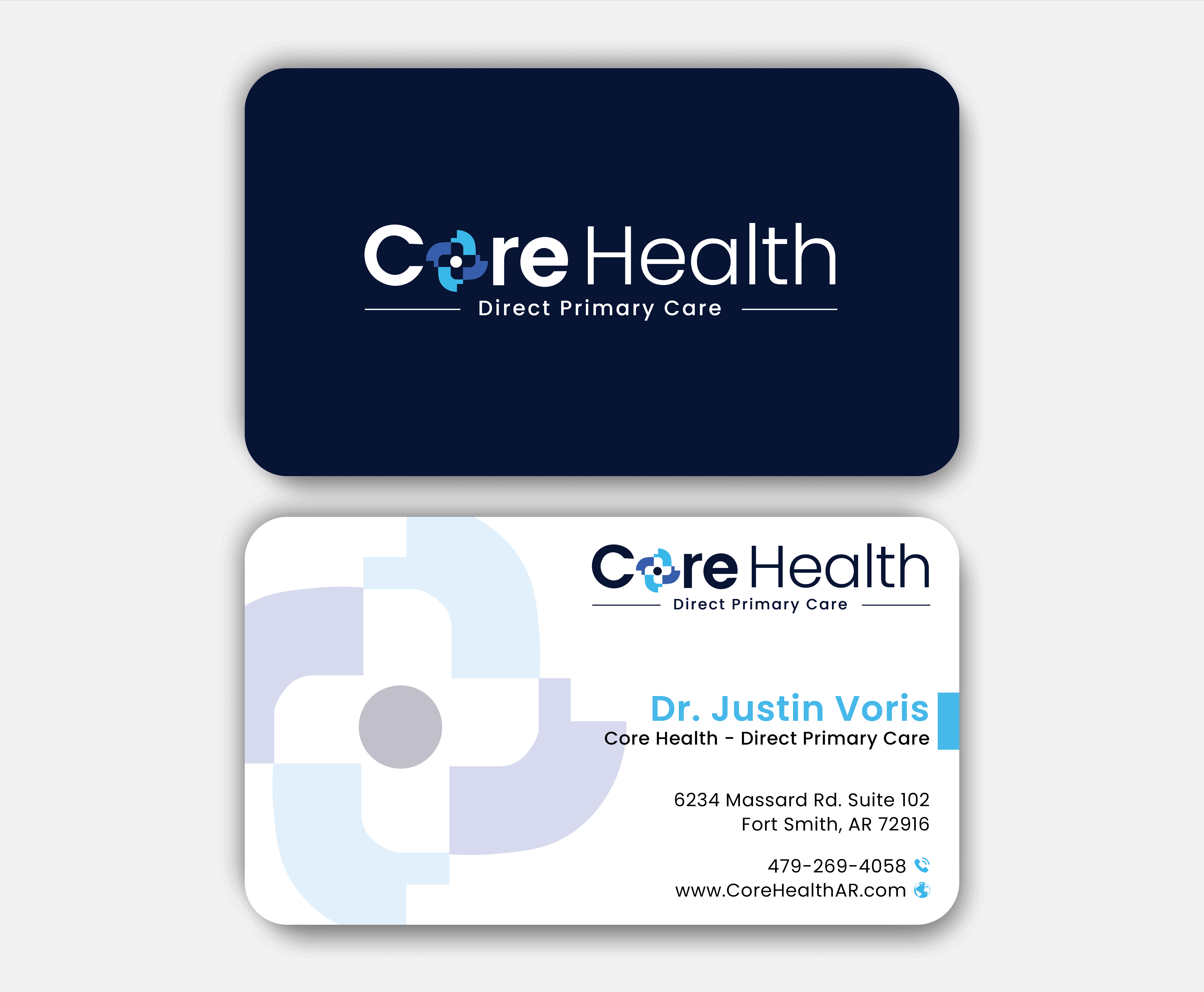 Design de Carte de Visite par DesignerShahadat pour Core Health, PLLC | Design #36188783