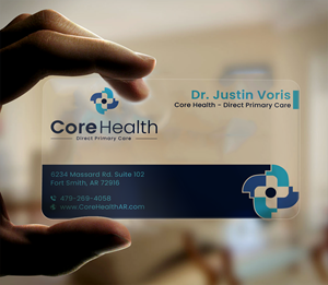 Design de Carte de Visite par DesignerShahadat pour Core Health, PLLC | Design : #36188793