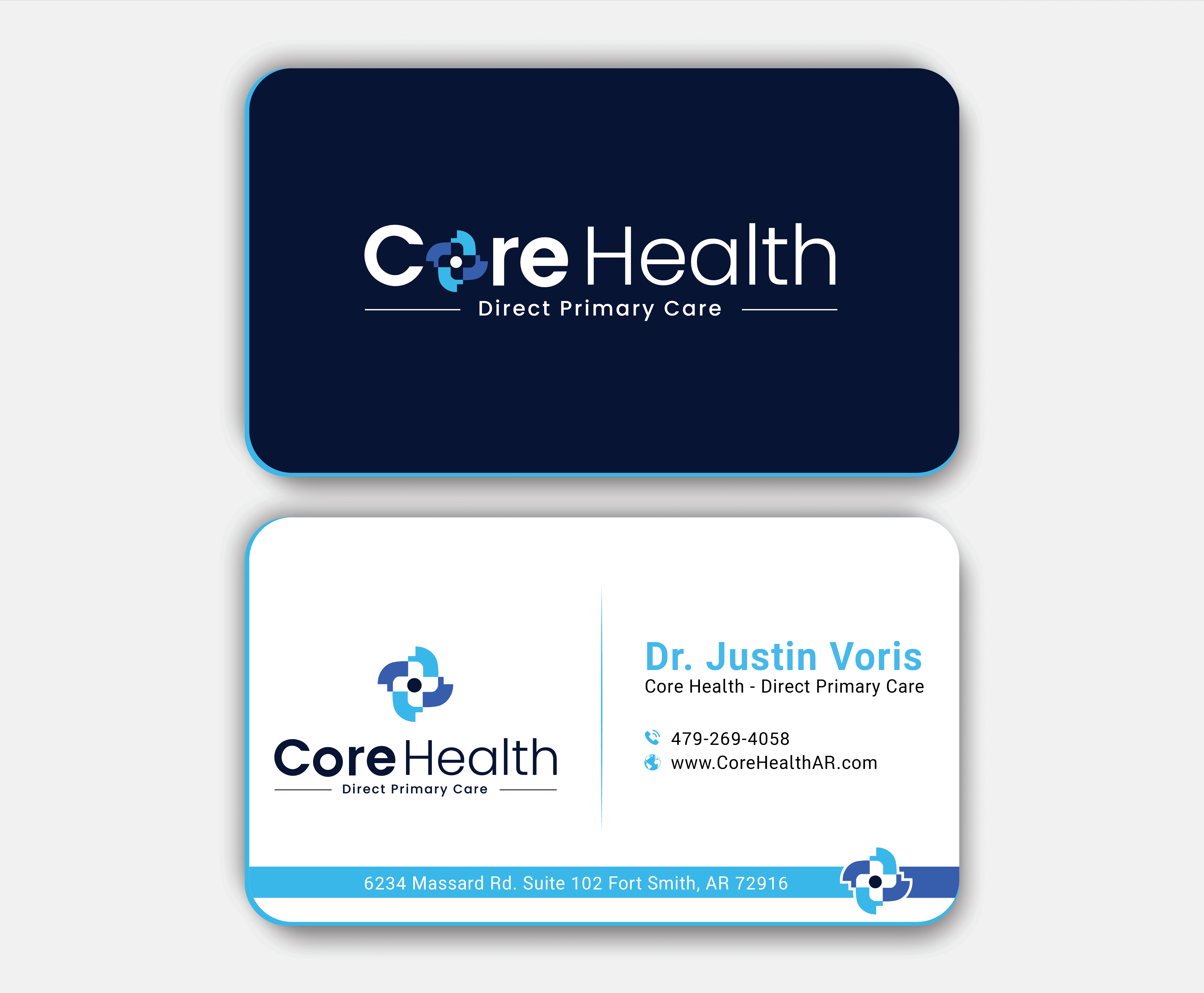 Design de Carte de Visite par DesignerShahadat pour Core Health, PLLC | Design #36188821