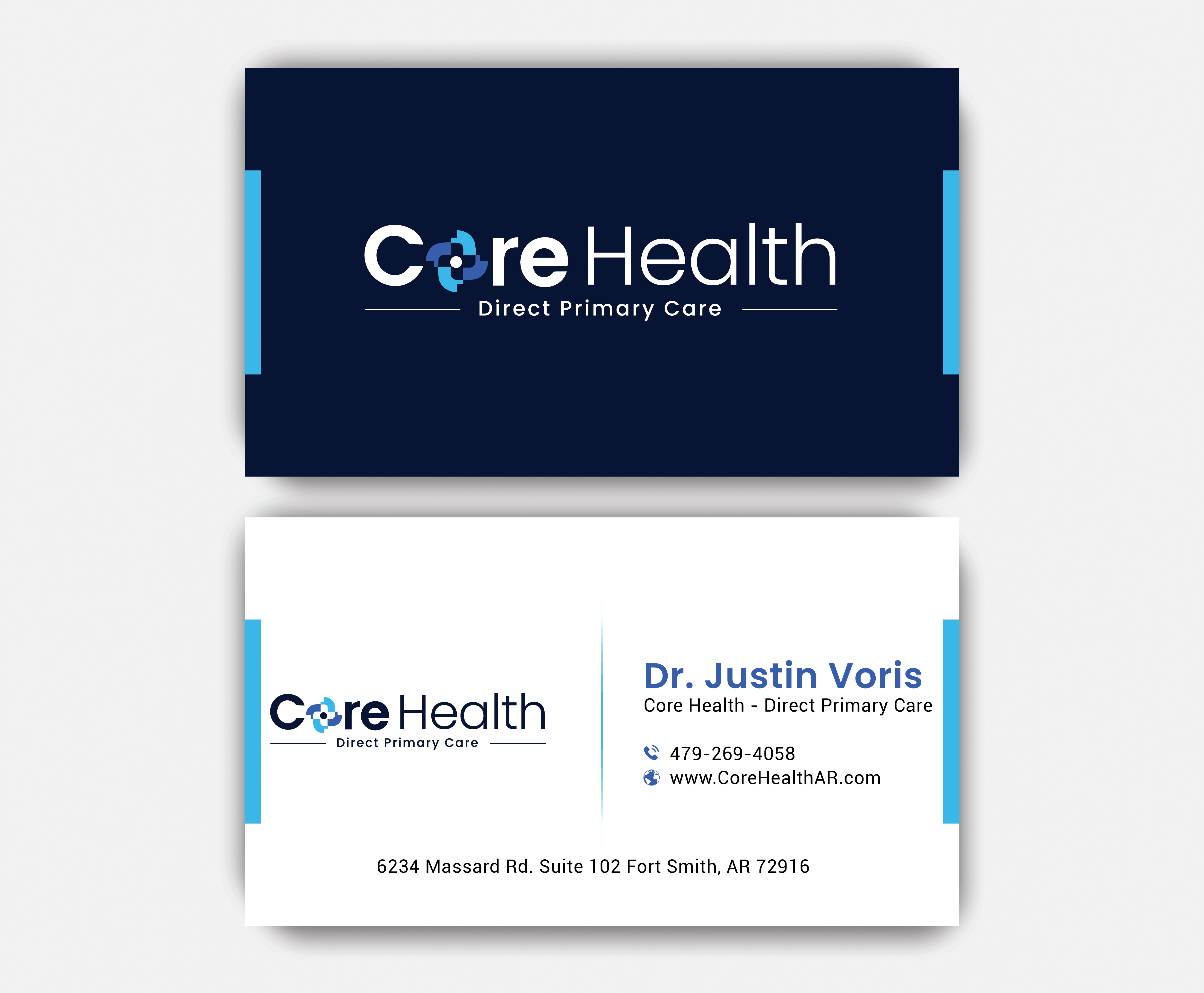 Visitenkarten-Design von DesignerShahadat für Core Health, PLLC | Design #36190556
