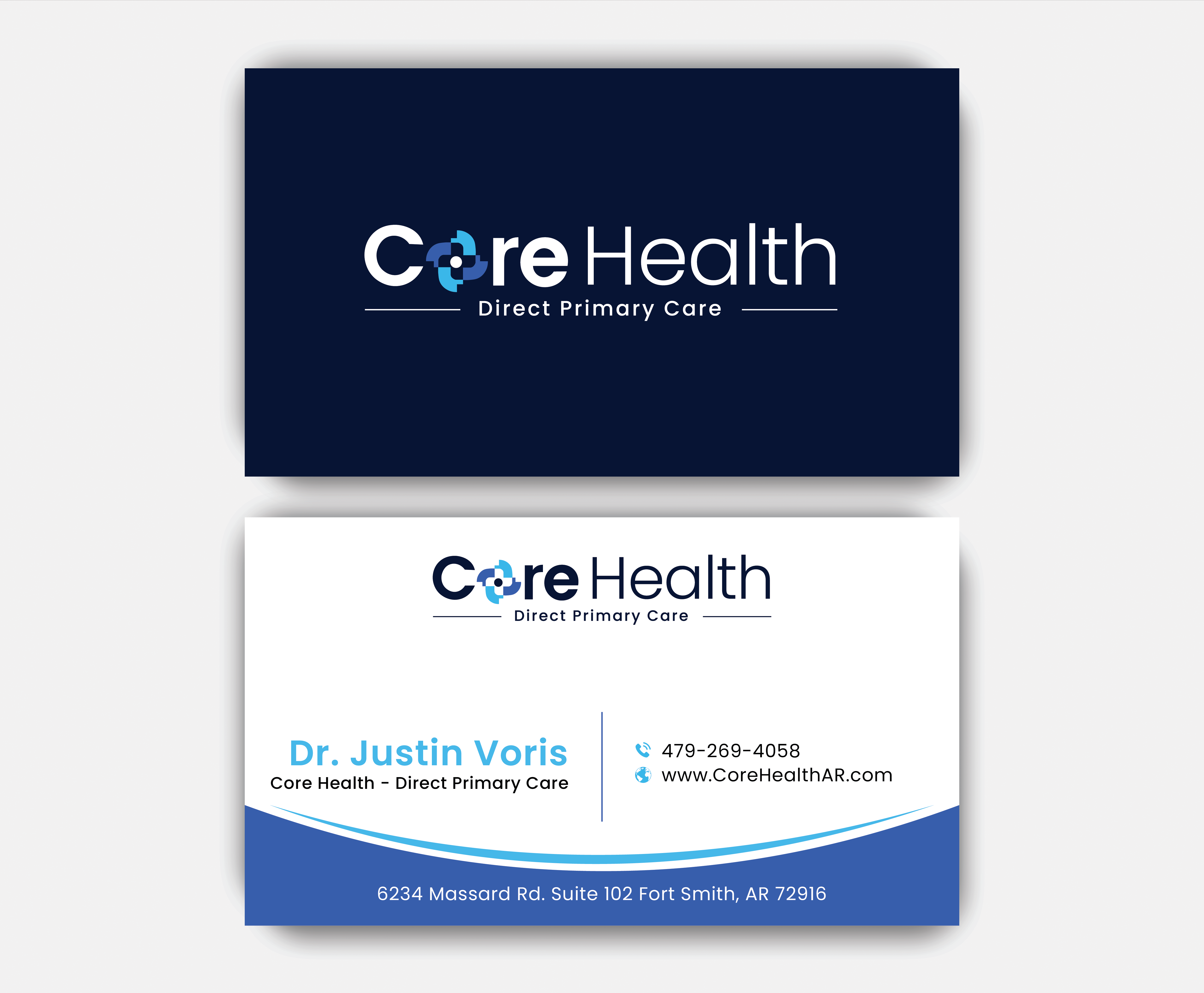 Design de Carte de Visite par DesignerShahadat pour Core Health, PLLC | Design #36190562