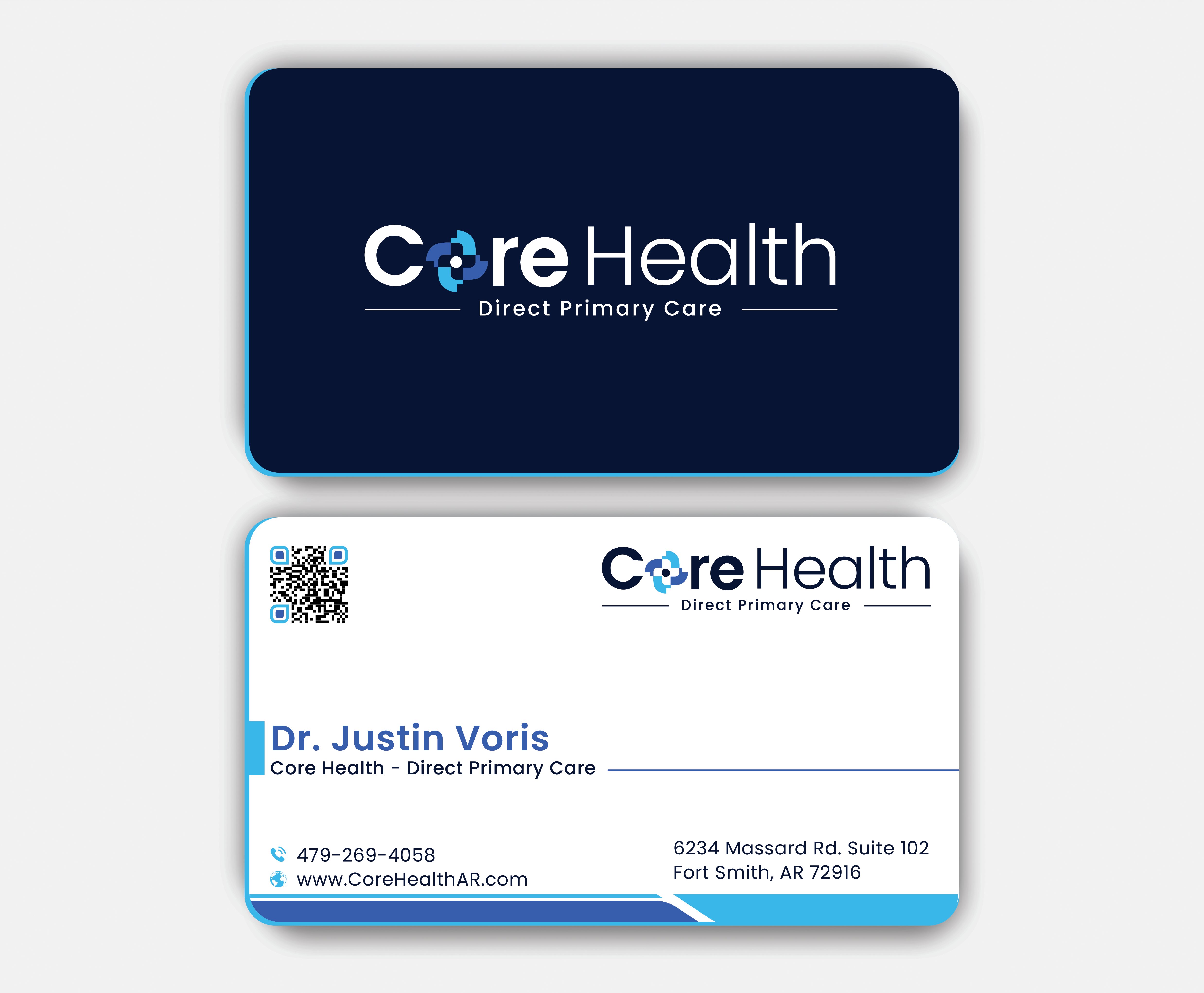 Design de Carte de Visite par DesignerShahadat pour Core Health, PLLC | Design #36190566