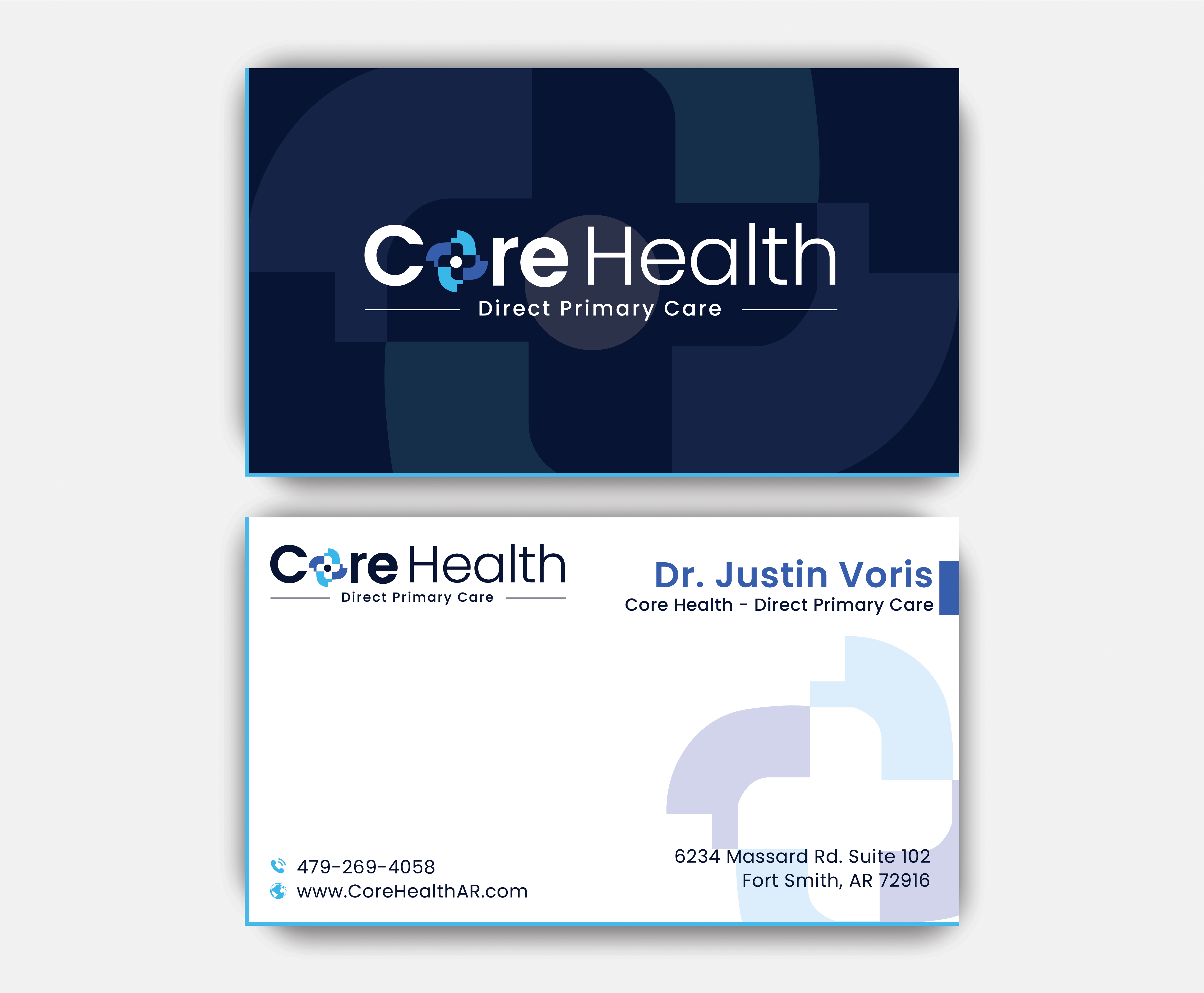 Design de Carte de Visite par DesignerShahadat pour Core Health, PLLC | Design #36190701