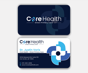 Design de Carte de Visite par DesignerShahadat pour Core Health, PLLC | Design : #36190703