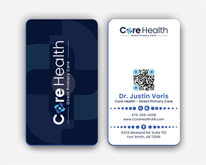 Design de Carte de Visite par DesignerShahadat pour Core Health, PLLC | Design : #36190710