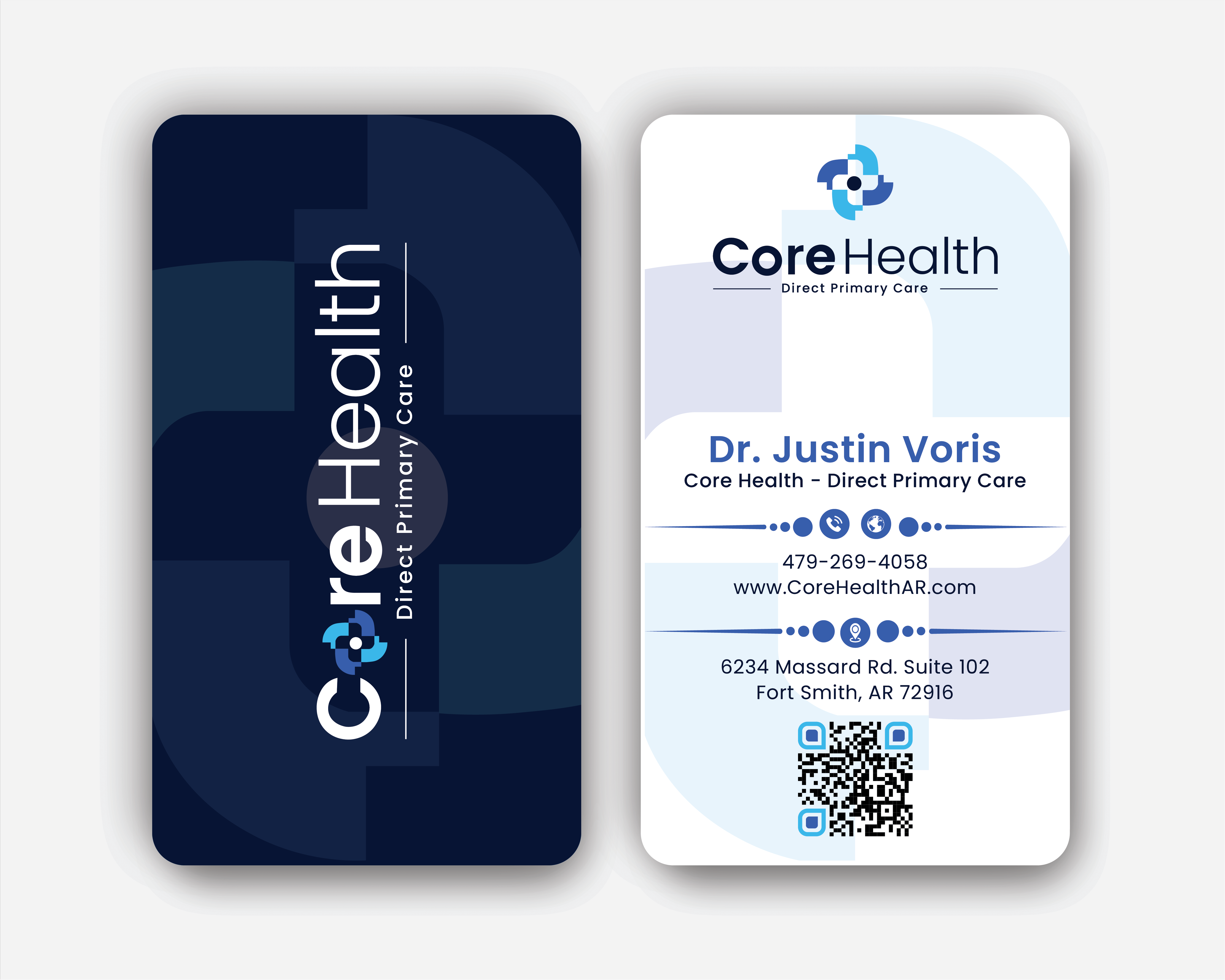 Business Card Design by DesignerShahadat for Core Health, PLLC | Design #36190718