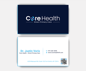 Design de Carte de Visite par DesignerShahadat pour Core Health, PLLC | Design : #36190772