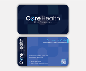 Design de Carte de Visite par DesignerShahadat pour Core Health, PLLC | Design : #36191758