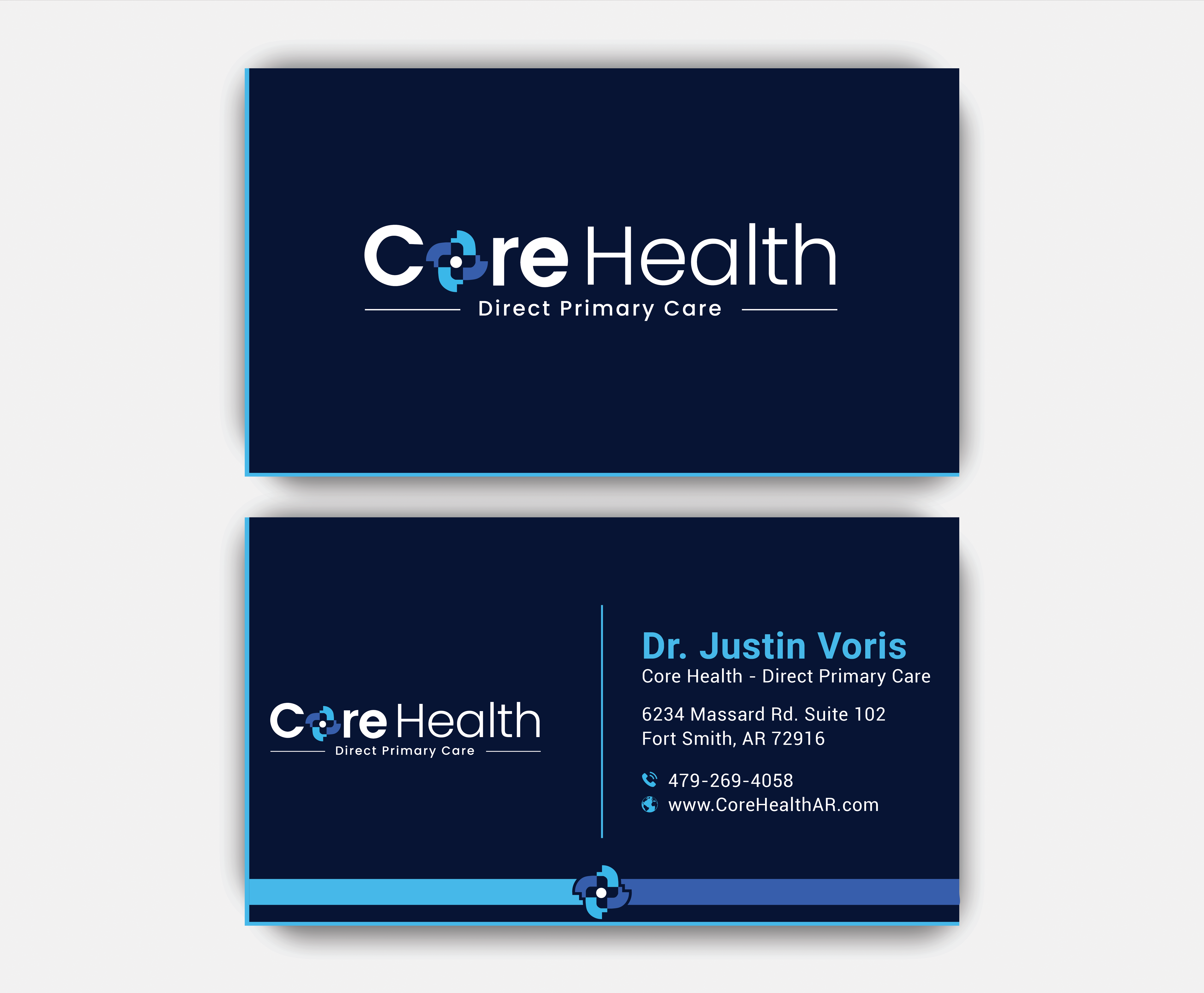 Business Card Design by DesignerShahadat for Core Health, PLLC | Design #36191817