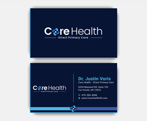 Design de Carte de Visite par DesignerShahadat pour Core Health, PLLC | Design : #36191817