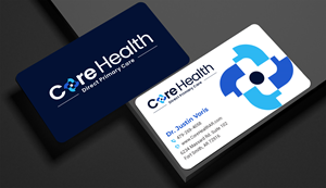 Business Card Design by designer1975 for Core Health, PLLC | Design #36188133