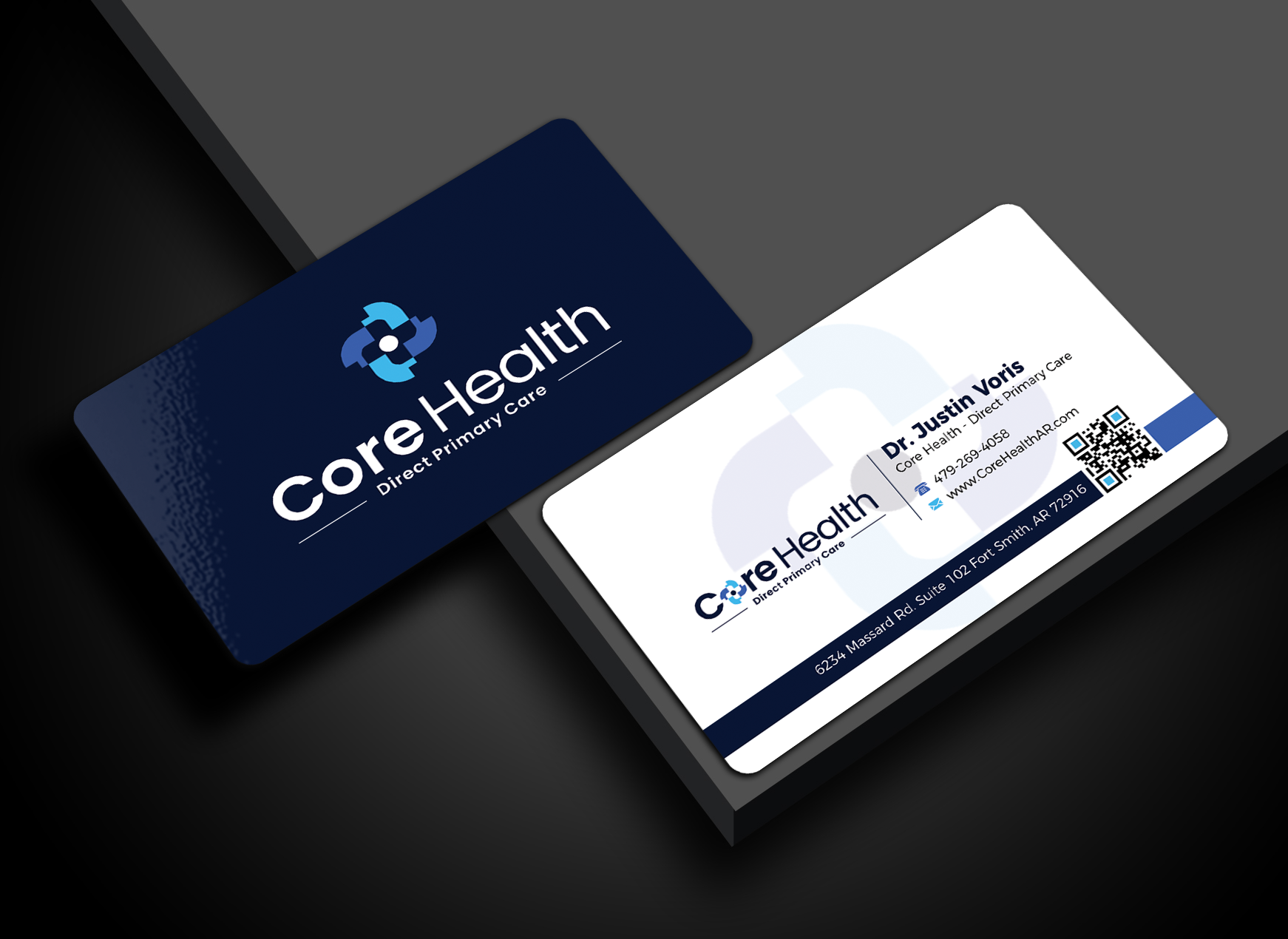 Business Card Design by Md.Hanif Mahmud for Core Health, PLLC | Design #36193529