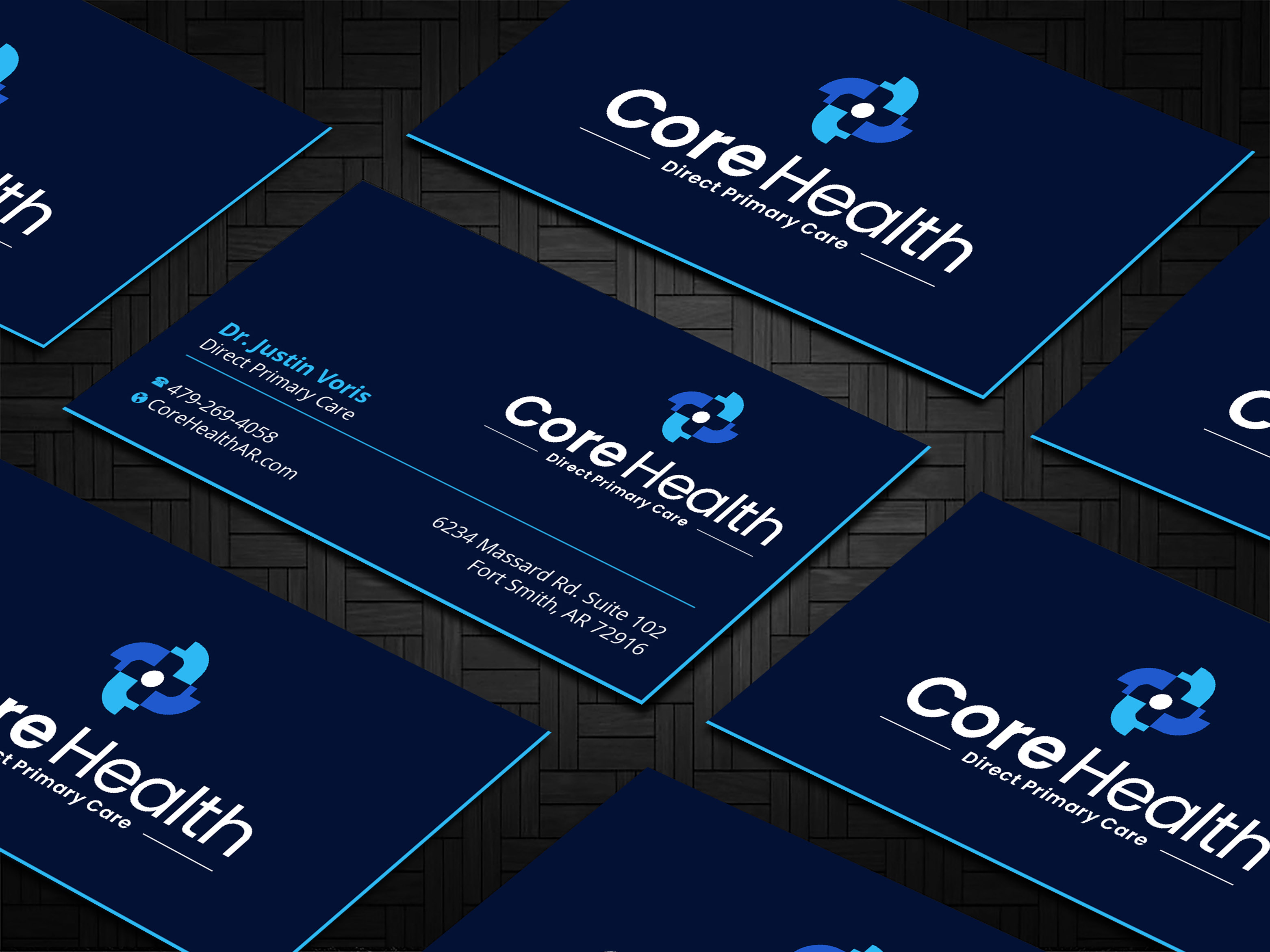 Design de Carte de Visite par LAXMI DESIGNHUB pour Core Health, PLLC | Design #36193263