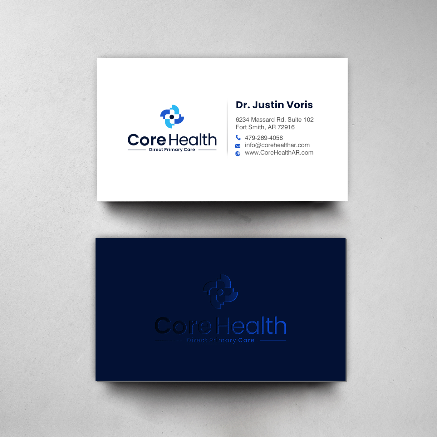 Design de Carte de Visite par chandrayaan.creative pour Core Health, PLLC | Design #36193056