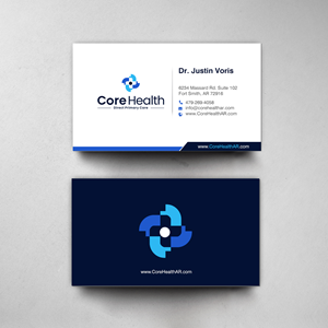 Design de Carte de Visite par chandrayaan.creative pour Core Health, PLLC | Design : #36193060