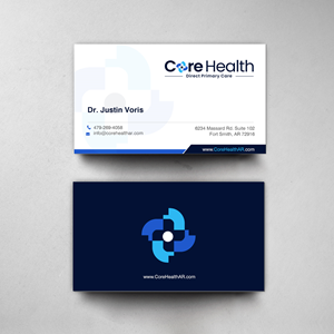 Design de Carte de Visite par chandrayaan.creative pour Core Health, PLLC | Design : #36193061