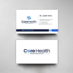 Design de Carte de Visite par chandrayaan.creative pour Core Health, PLLC | Design : #36193065