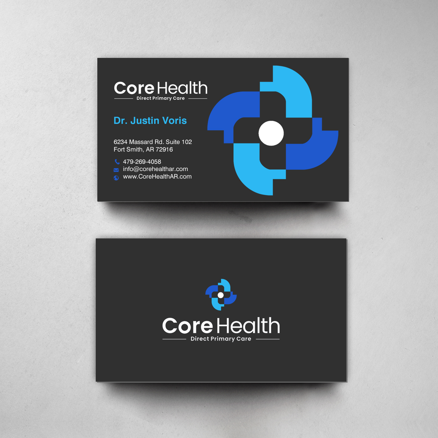 Design de Carte de Visite par chandrayaan.creative pour Core Health, PLLC | Design #36193067