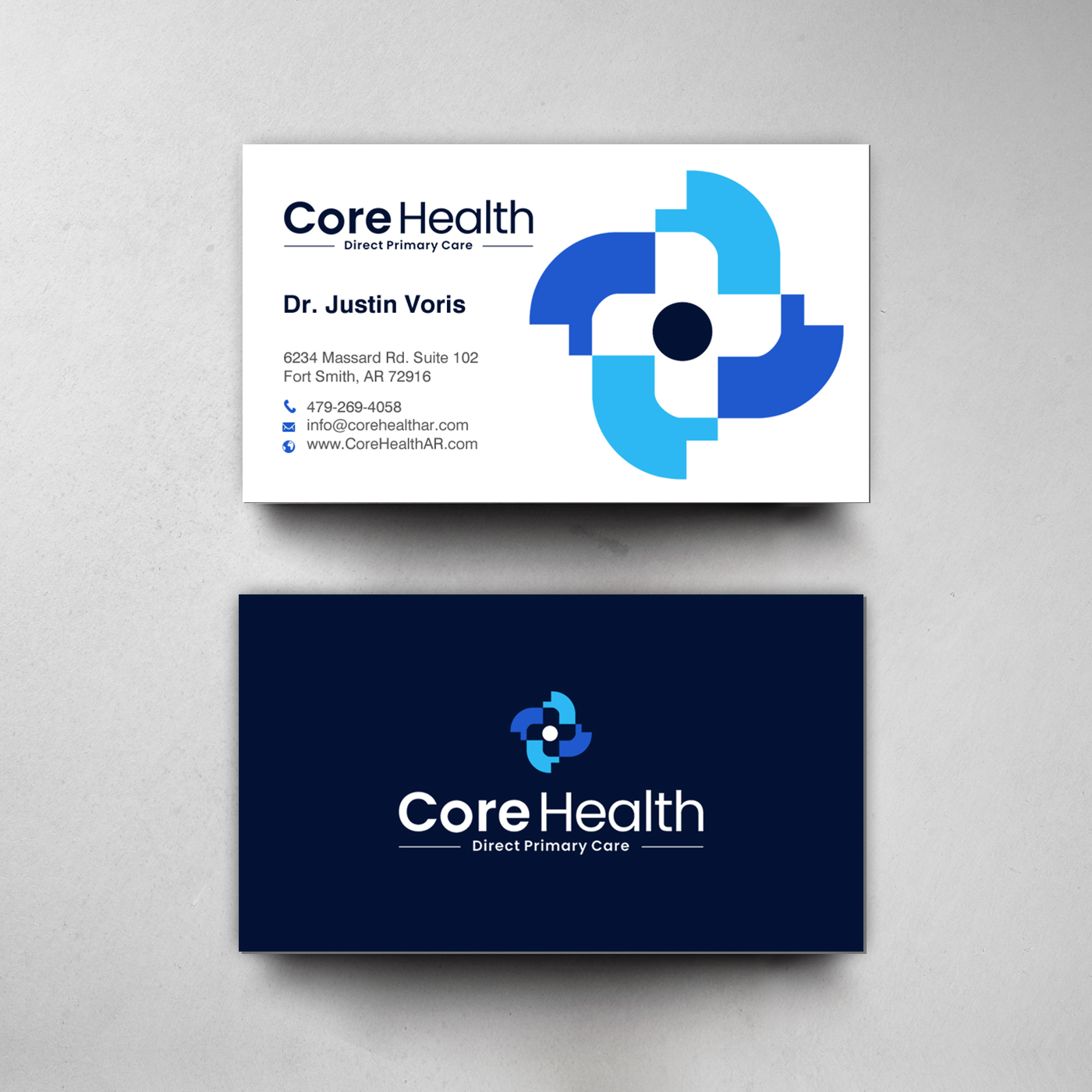 Design de Carte de Visite par chandrayaan.creative pour Core Health, PLLC | Design #36193068