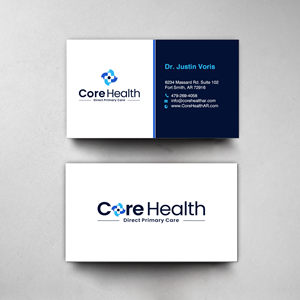Design de Carte de Visite par chandrayaan.creative pour Core Health, PLLC | Design : #36193069