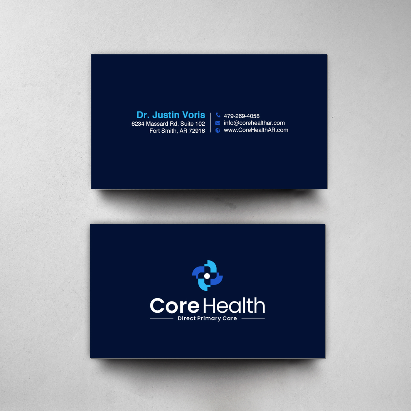 Design de Carte de Visite par chandrayaan.creative pour Core Health, PLLC | Design #36193071