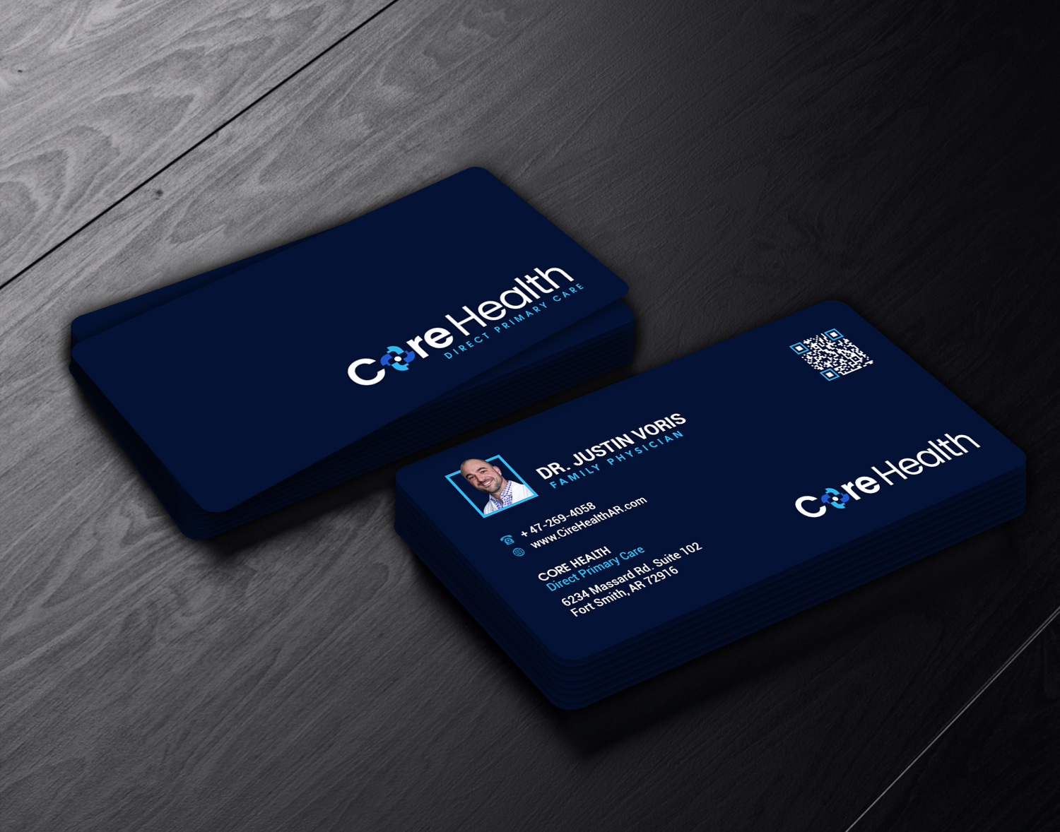Business Card Design by Rajib Bhattacharya for Core Health, PLLC | Design #36194943