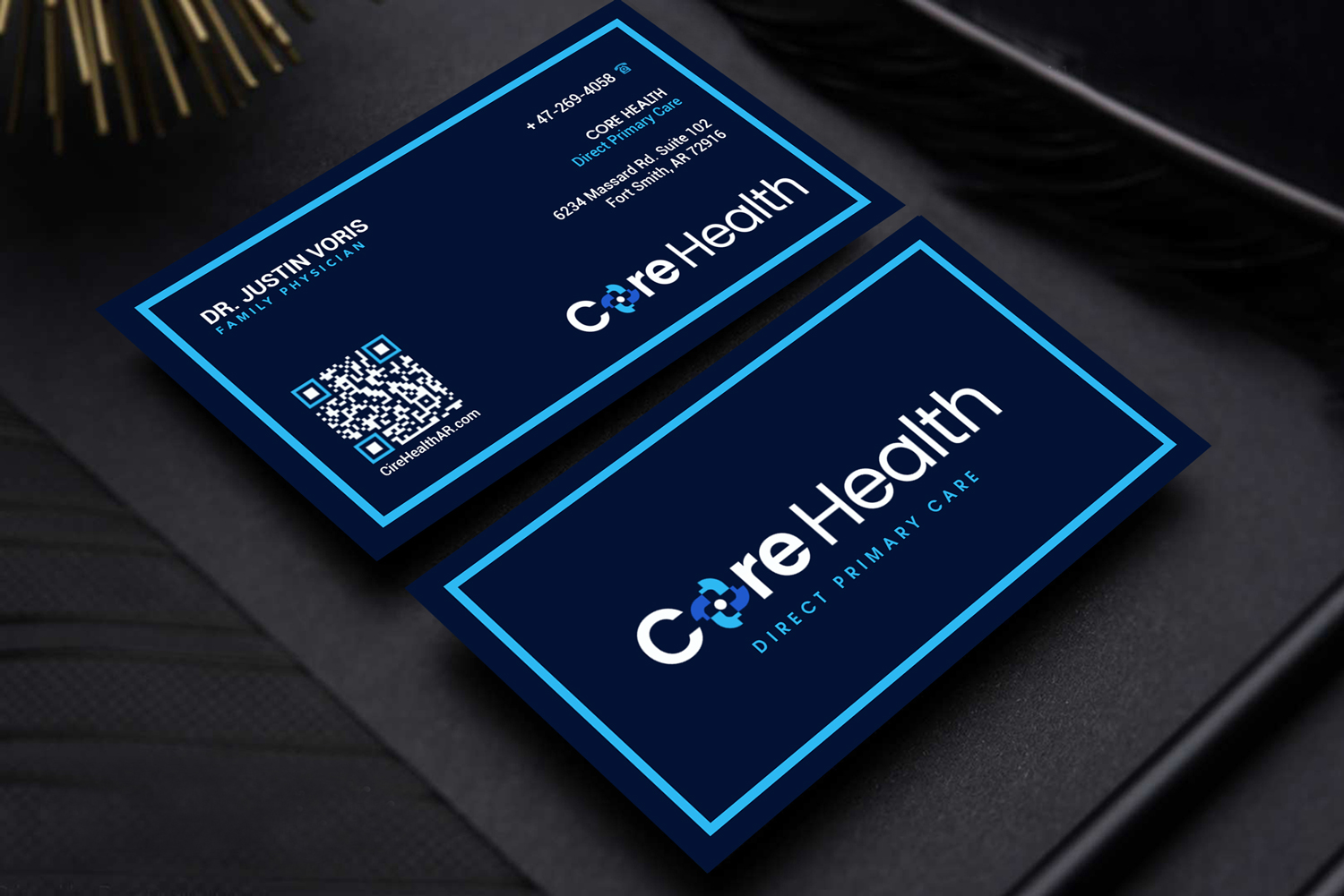 Business Card Design by Rajib Bhattacharya for Core Health, PLLC | Design #36194987