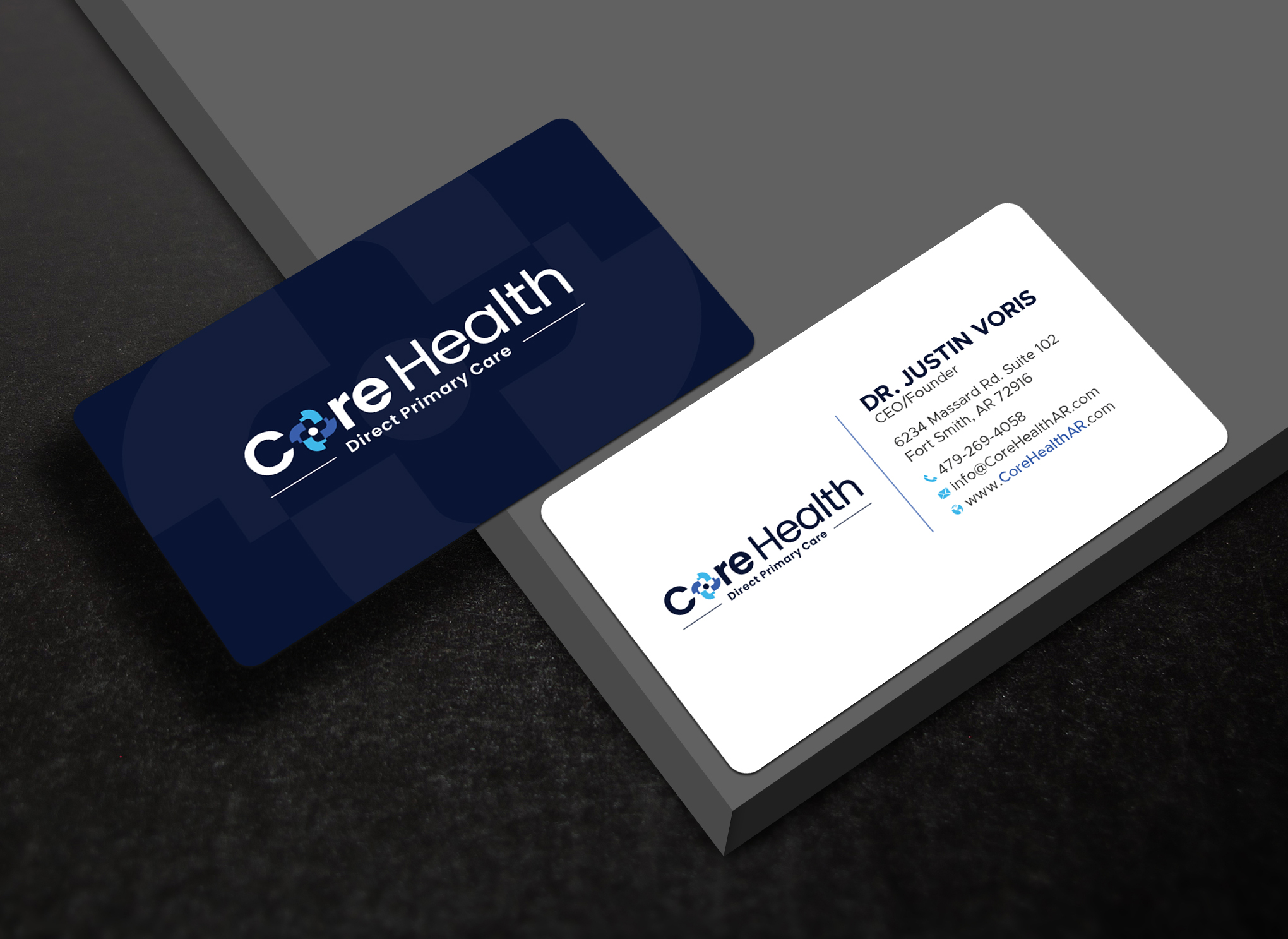 Design de Carte de Visite par Uttom 2 pour Core Health, PLLC | Design #36188582