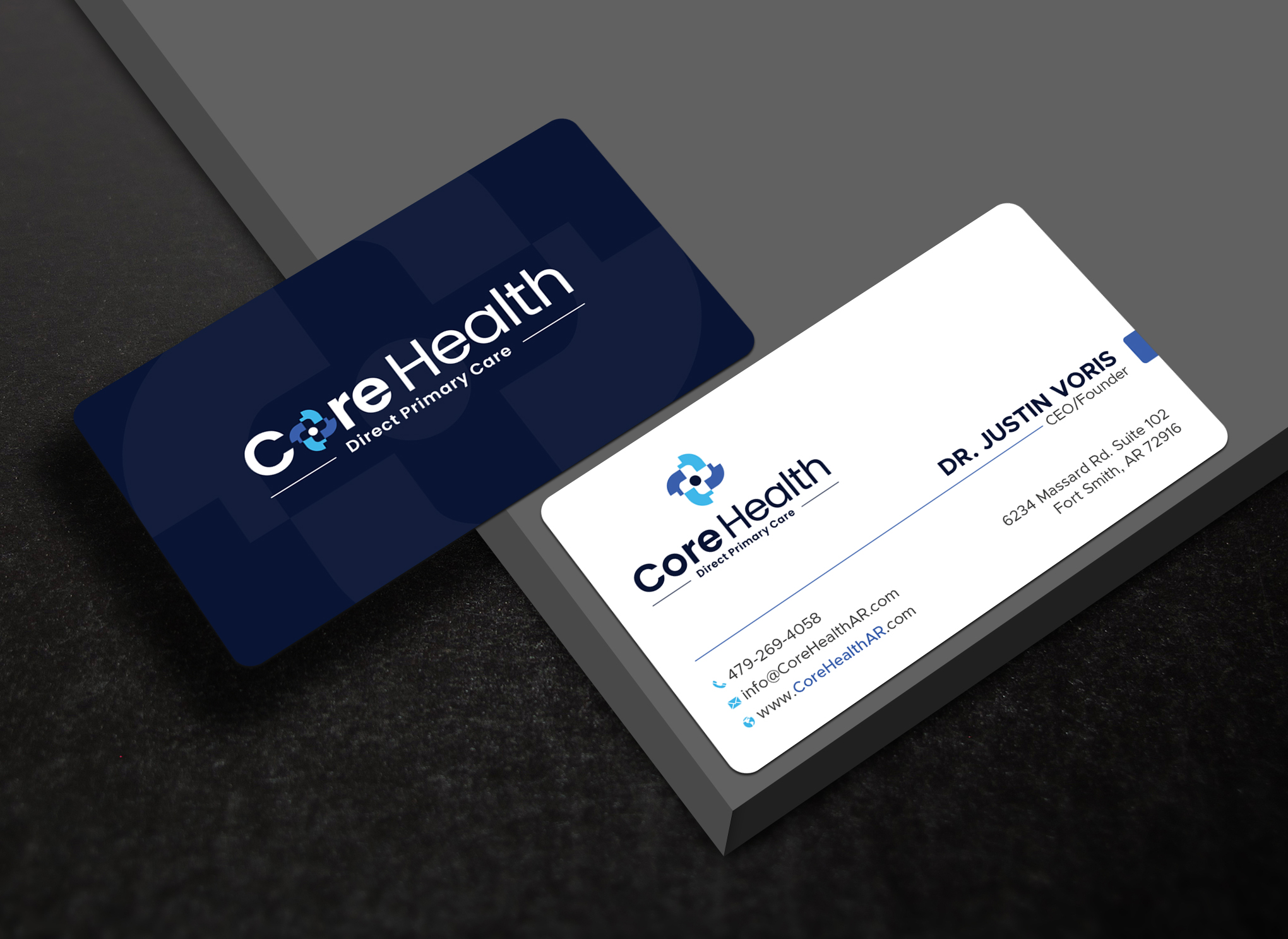 Design de Carte de Visite par Uttom 2 pour Core Health, PLLC | Design #36188593