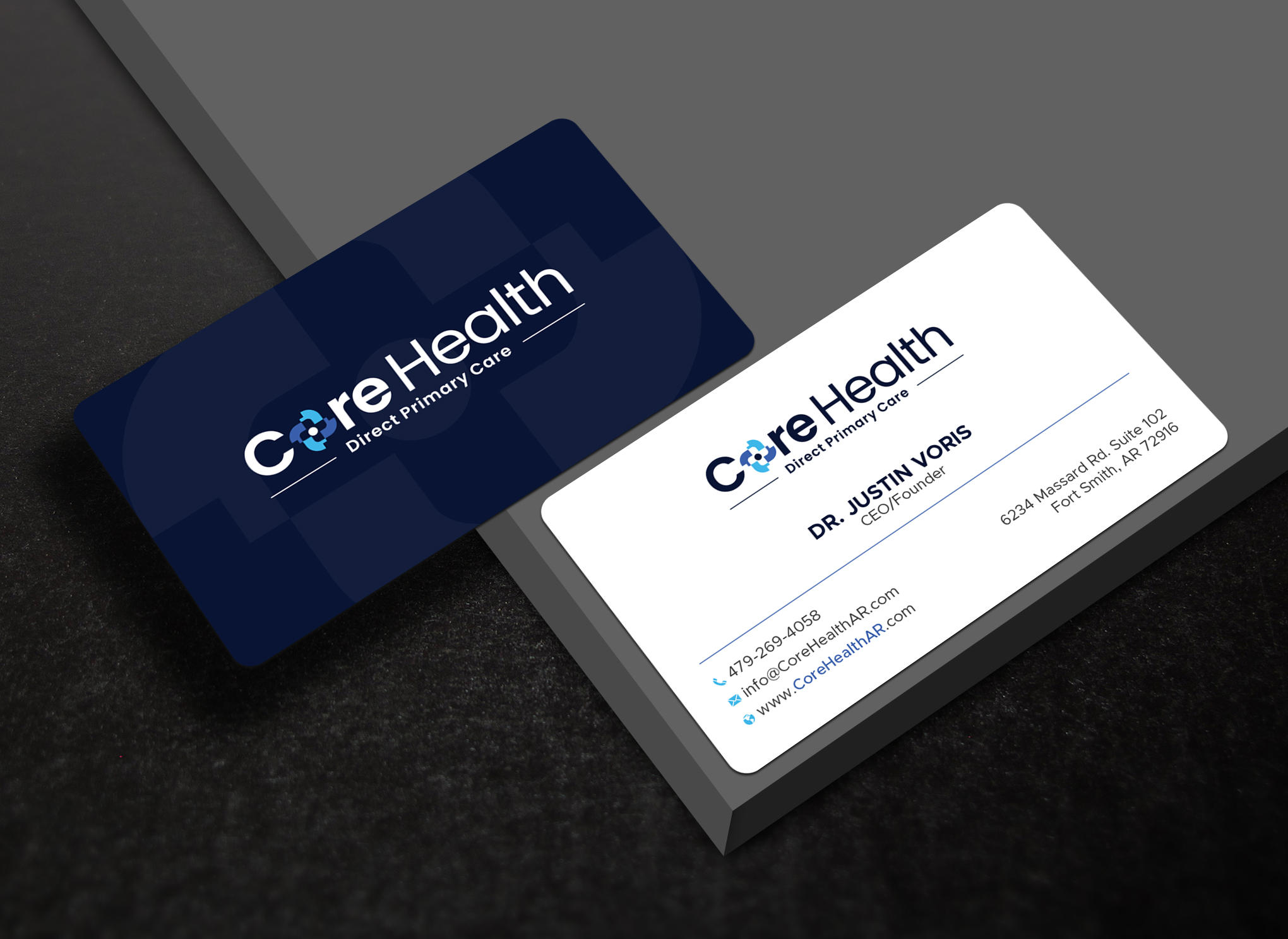Design de Carte de Visite par Uttom 2 pour Core Health, PLLC | Design #36188738