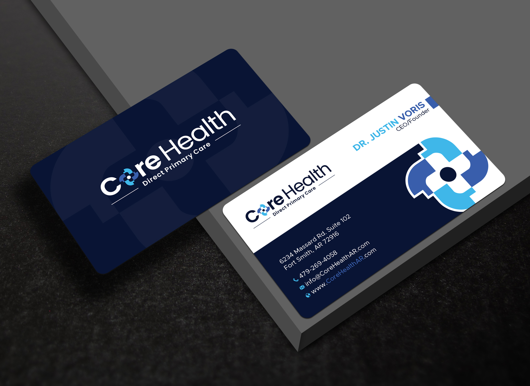 Design de Carte de Visite par Uttom 2 pour Core Health, PLLC | Design #36188739