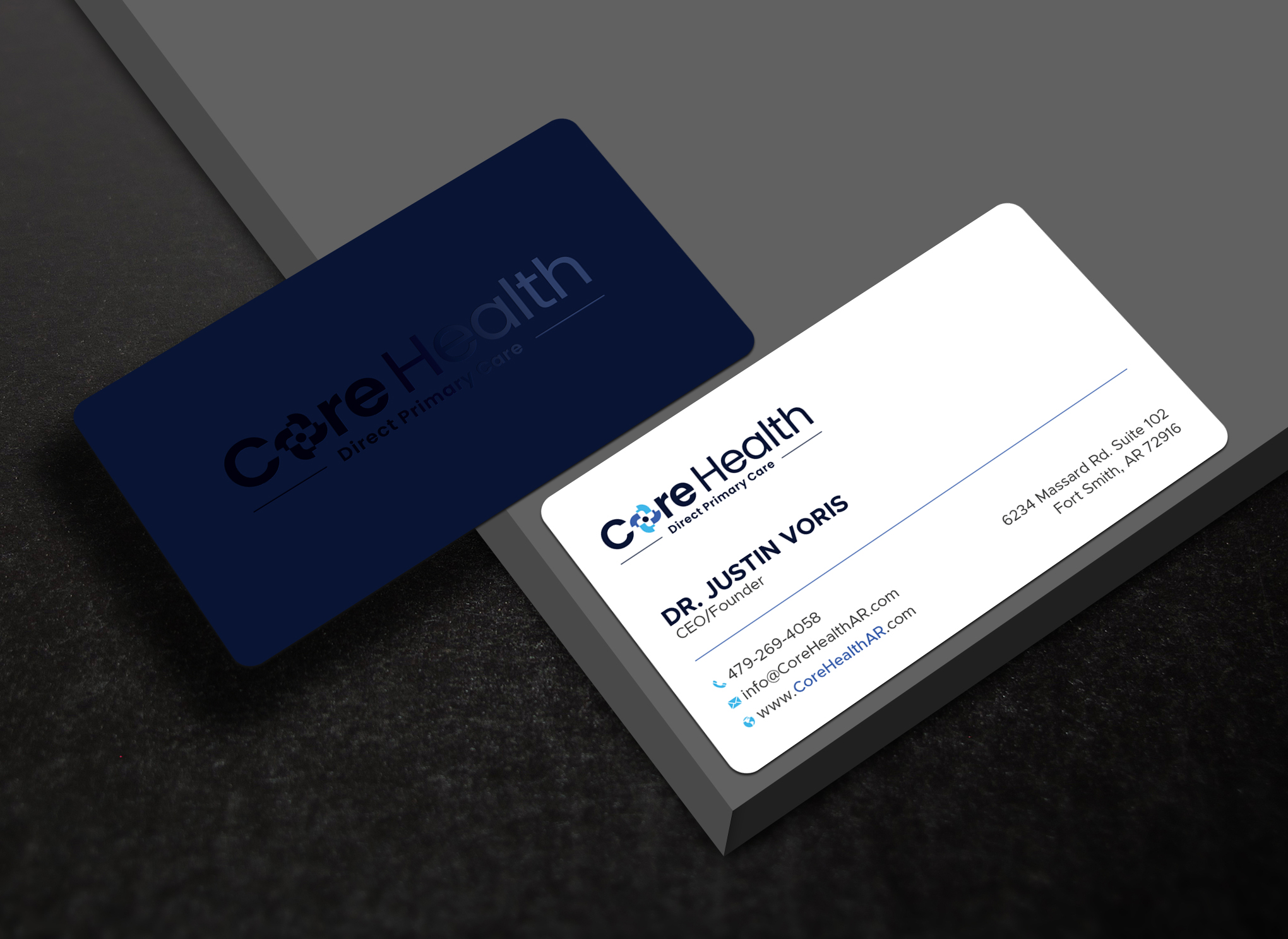 Design de Carte de Visite par Uttom 2 pour Core Health, PLLC | Design #36188753