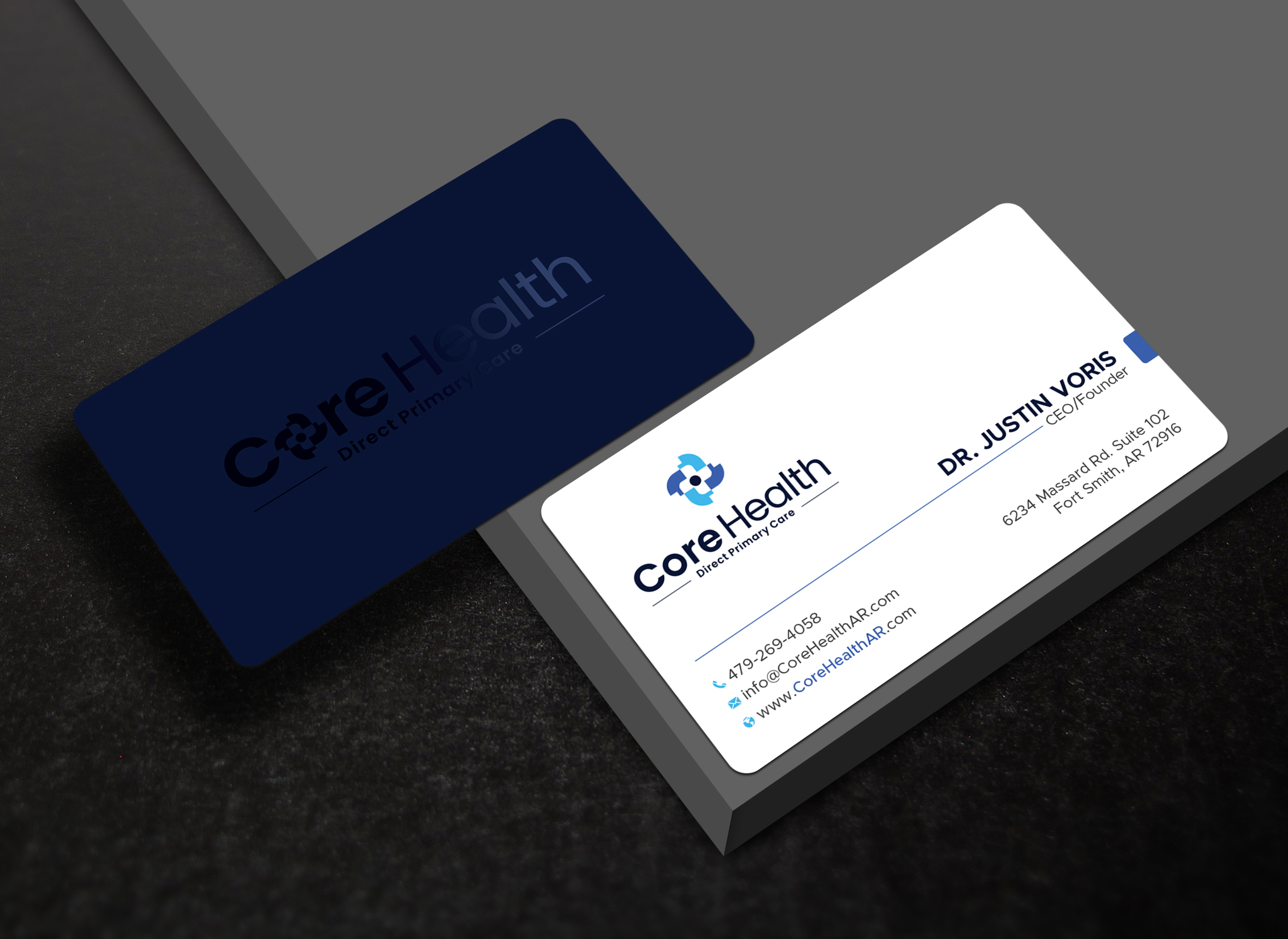Design de Carte de Visite par Uttom 2 pour Core Health, PLLC | Design #36188765