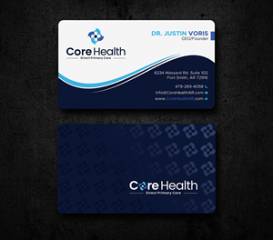 Design de Carte de Visite par Uttom 2 pour Core Health, PLLC | Design : #36188889