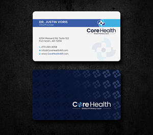 Design de Carte de Visite par Uttom 2 pour Core Health, PLLC | Design : #36188890