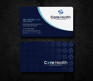Design de Carte de Visite par Uttom 2 pour Core Health, PLLC | Design : #36188892