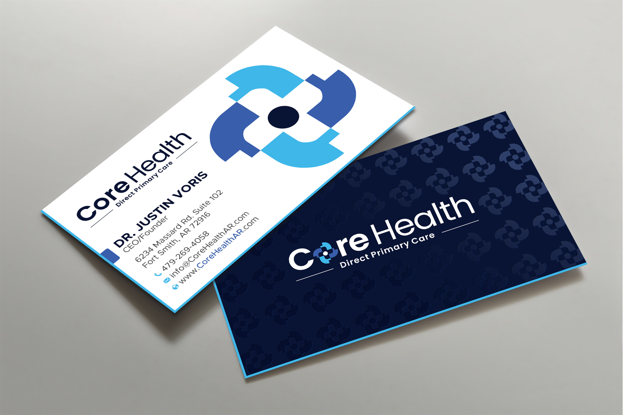 Design de Carte de Visite par Uttom 2 pour Core Health, PLLC | Design #36189199
