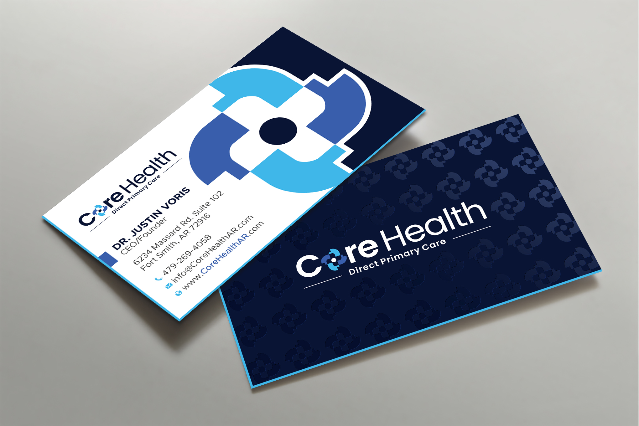 Design de Carte de Visite par Uttom 2 pour Core Health, PLLC | Design #36189213