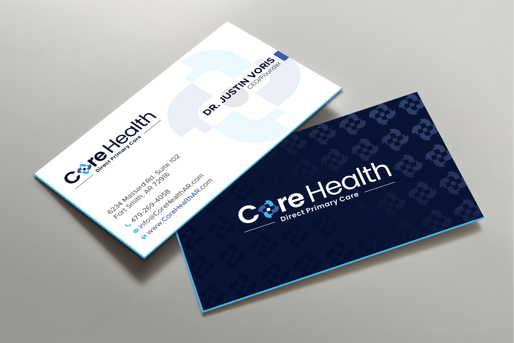 Design de Carte de Visite par Uttom 2 pour Core Health, PLLC | Design #36189216