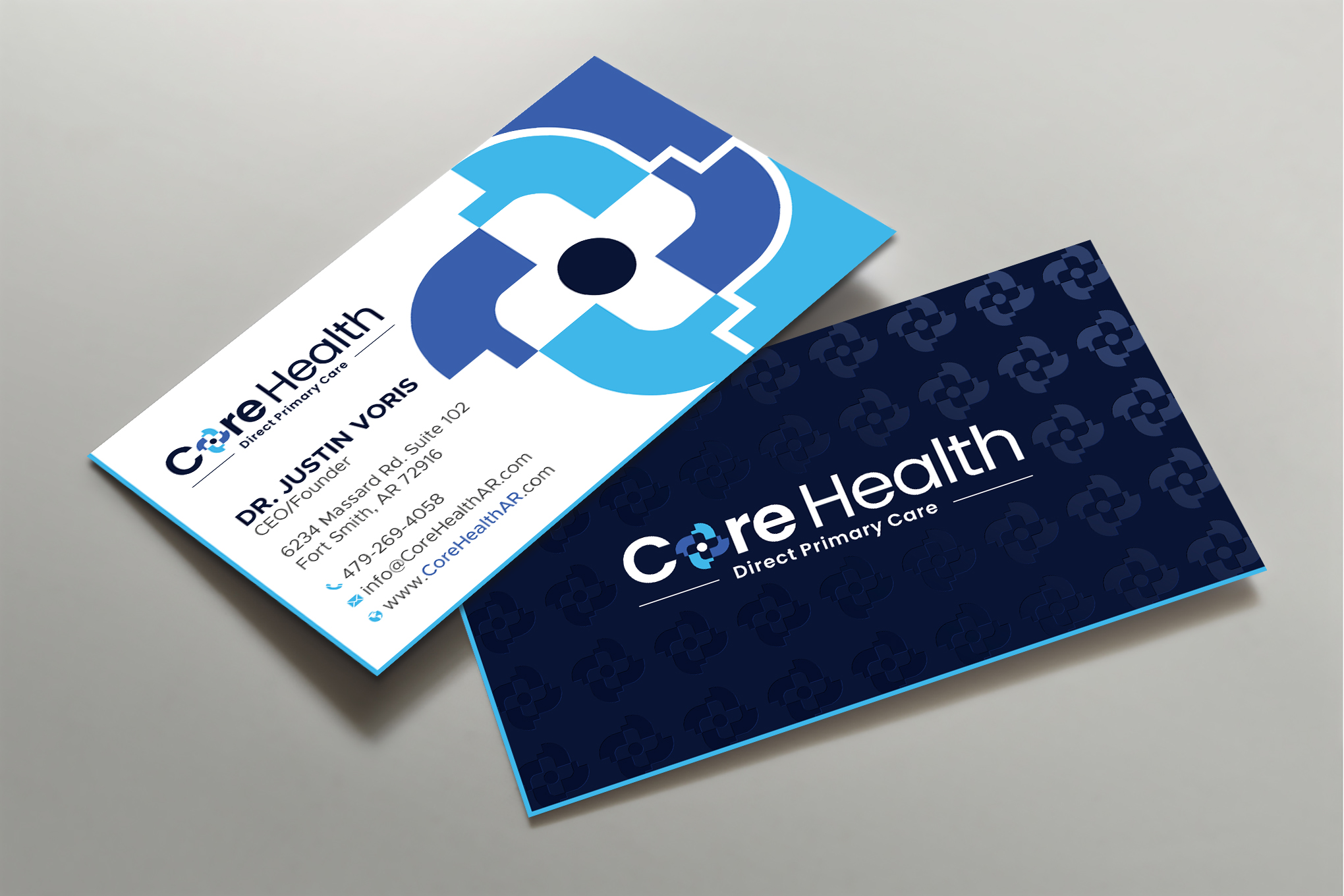 Design de Carte de Visite par Uttom 2 pour Core Health, PLLC | Design #36189226