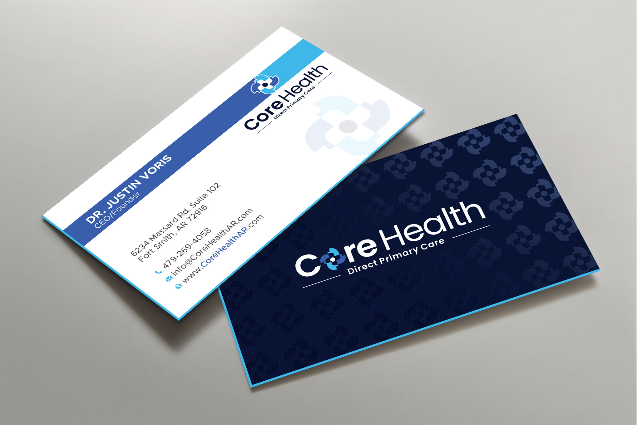 Design de Carte de Visite par Uttom 2 pour Core Health, PLLC | Design #36189230