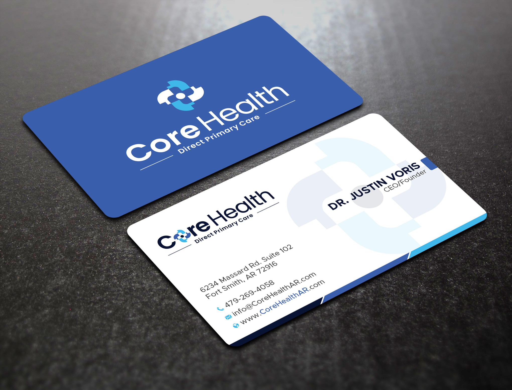 Design de Carte de Visite par Uttom 2 pour Core Health, PLLC | Design #36192194